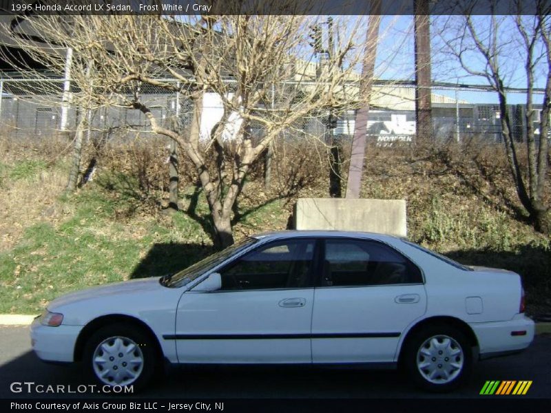 Frost White / Gray 1996 Honda Accord LX Sedan