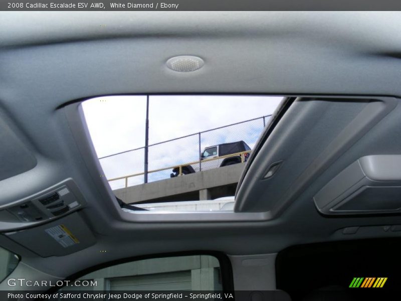 White Diamond / Ebony 2008 Cadillac Escalade ESV AWD