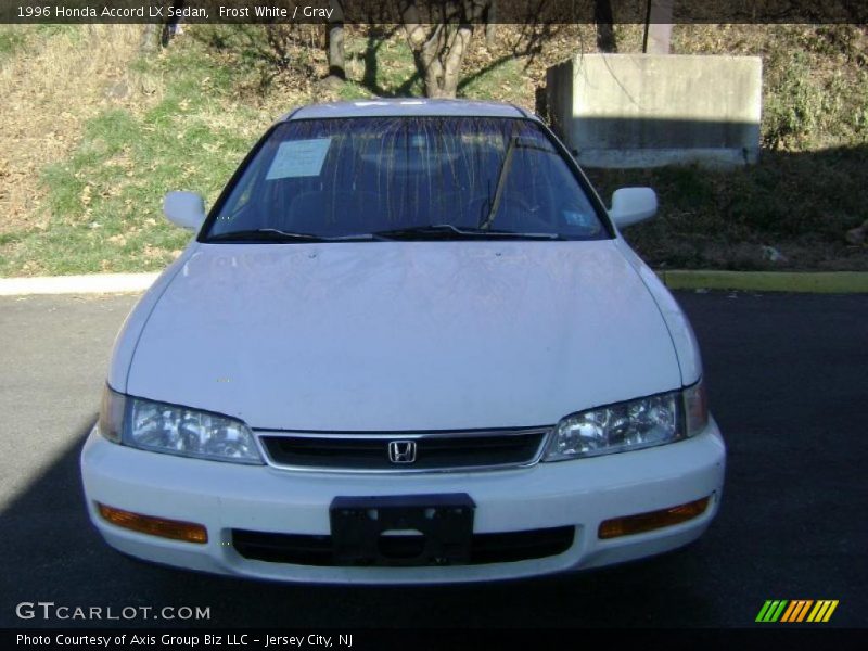 Frost White / Gray 1996 Honda Accord LX Sedan