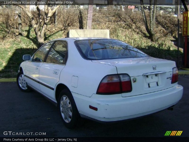 Frost White / Gray 1996 Honda Accord LX Sedan