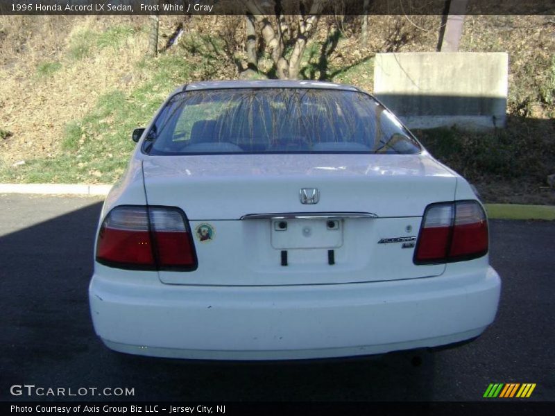 Frost White / Gray 1996 Honda Accord LX Sedan