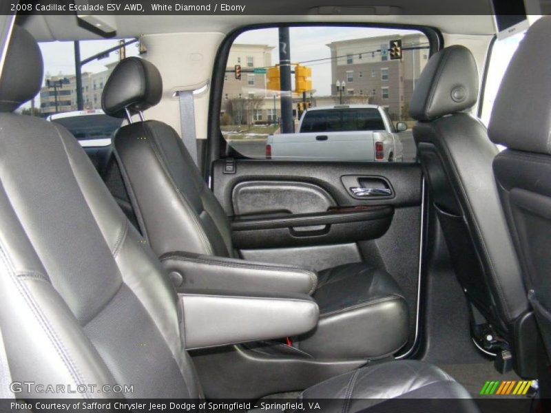 White Diamond / Ebony 2008 Cadillac Escalade ESV AWD