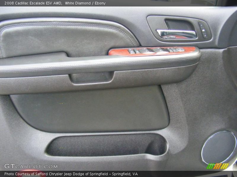 White Diamond / Ebony 2008 Cadillac Escalade ESV AWD