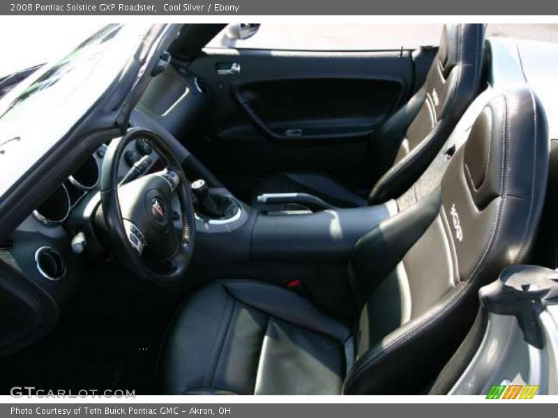 Cool Silver / Ebony 2008 Pontiac Solstice GXP Roadster