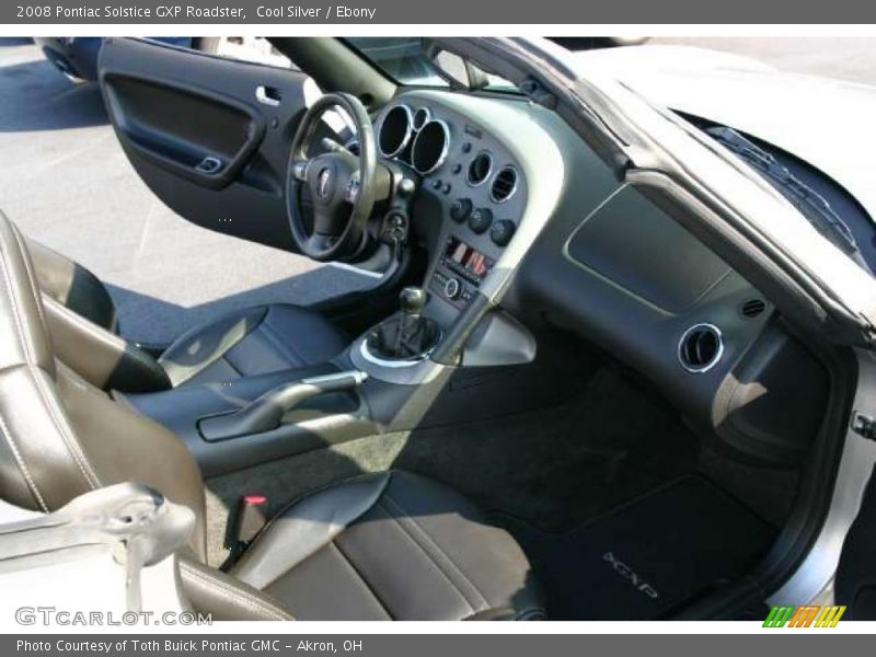  2008 Solstice GXP Roadster Ebony Interior