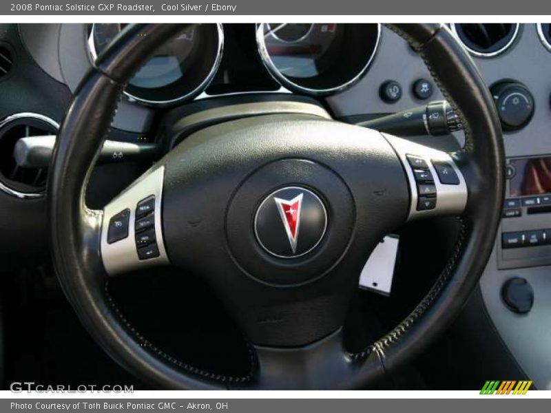 Cool Silver / Ebony 2008 Pontiac Solstice GXP Roadster