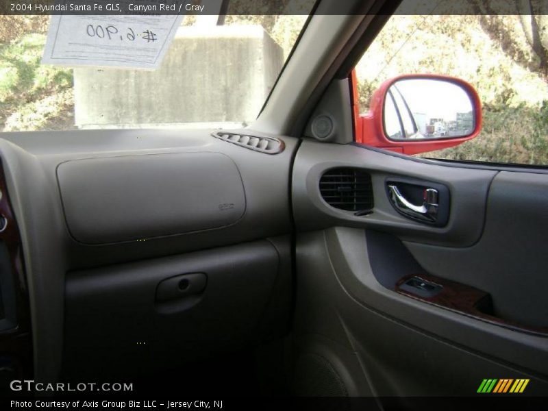 Canyon Red / Gray 2004 Hyundai Santa Fe GLS