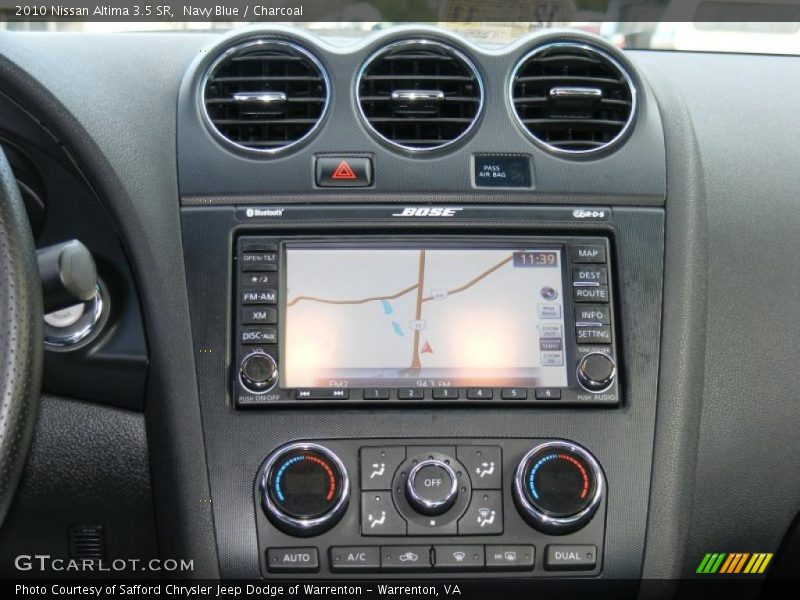 Navigation of 2010 Altima 3.5 SR