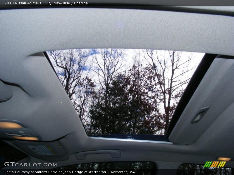 Sunroof of 2010 Altima 3.5 SR