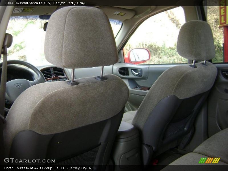 Canyon Red / Gray 2004 Hyundai Santa Fe GLS