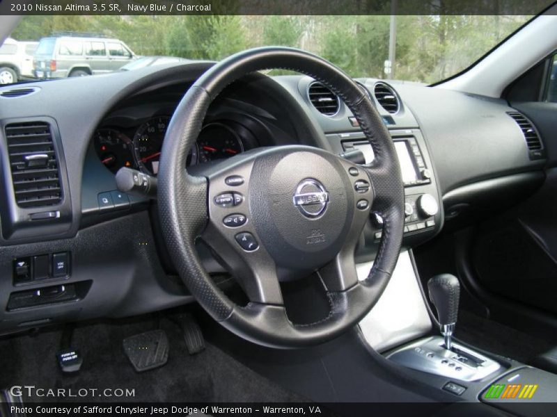  2010 Altima 3.5 SR Charcoal Interior