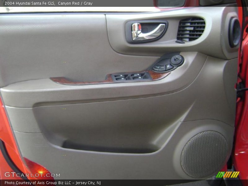 Canyon Red / Gray 2004 Hyundai Santa Fe GLS
