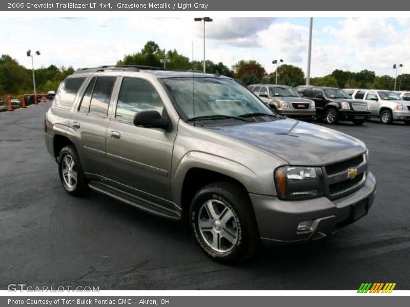 Graystone Metallic / Light Gray 2006 Chevrolet TrailBlazer LT 4x4