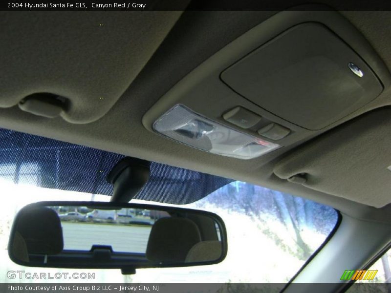 Canyon Red / Gray 2004 Hyundai Santa Fe GLS