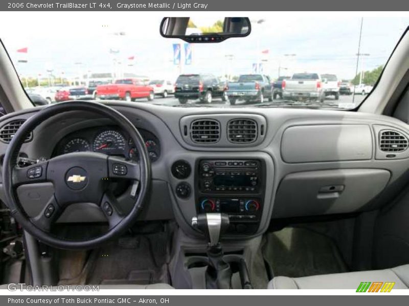 Graystone Metallic / Light Gray 2006 Chevrolet TrailBlazer LT 4x4