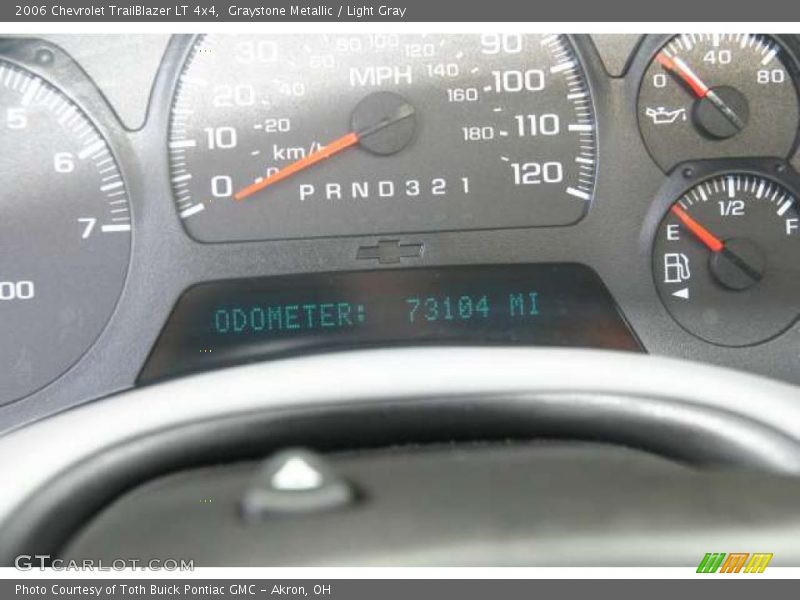 Graystone Metallic / Light Gray 2006 Chevrolet TrailBlazer LT 4x4