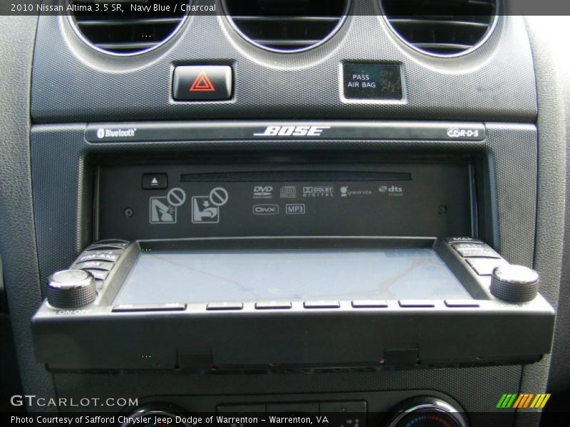 Controls of 2010 Altima 3.5 SR