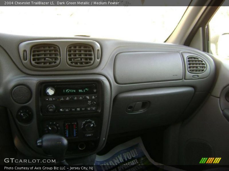 Dark Green Metallic / Medium Pewter 2004 Chevrolet TrailBlazer LS
