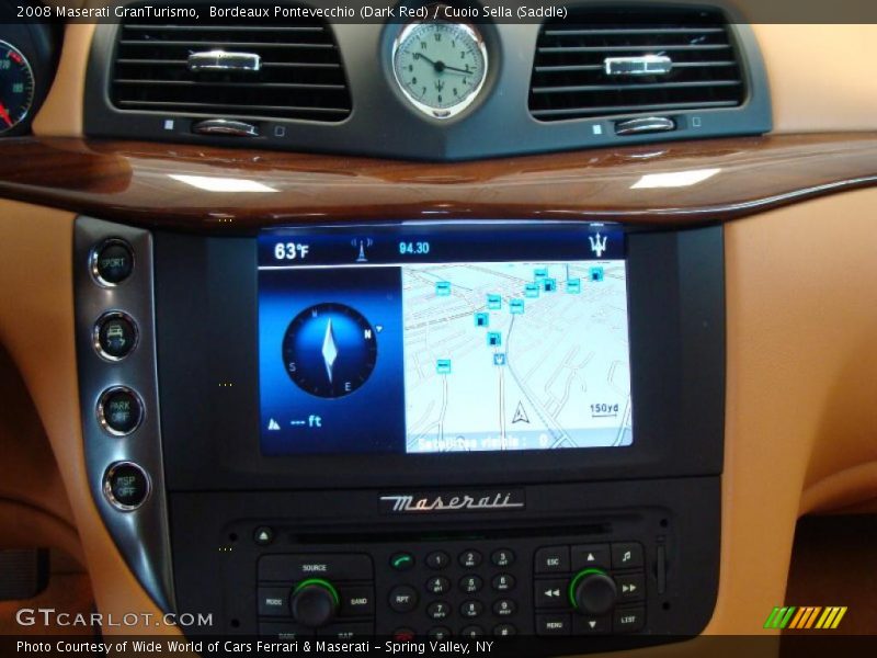 Bordeaux Pontevecchio (Dark Red) / Cuoio Sella (Saddle) 2008 Maserati GranTurismo