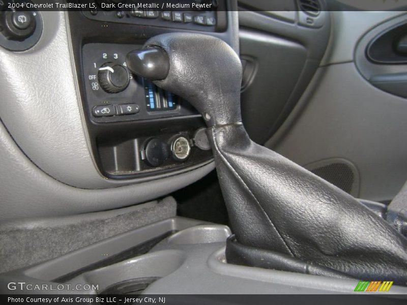 Dark Green Metallic / Medium Pewter 2004 Chevrolet TrailBlazer LS
