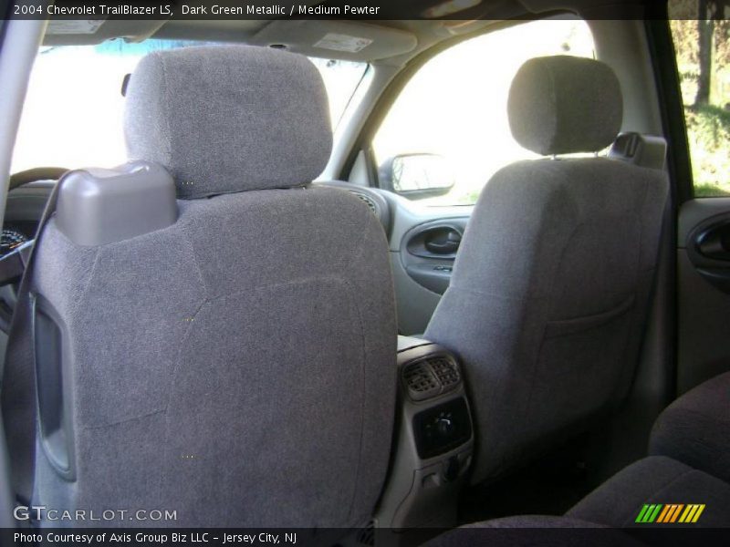 Dark Green Metallic / Medium Pewter 2004 Chevrolet TrailBlazer LS