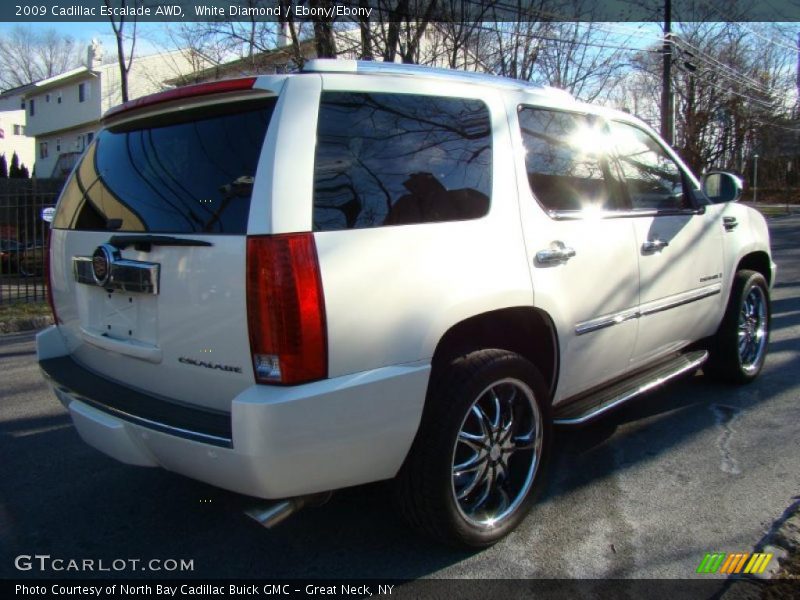 White Diamond / Ebony/Ebony 2009 Cadillac Escalade AWD