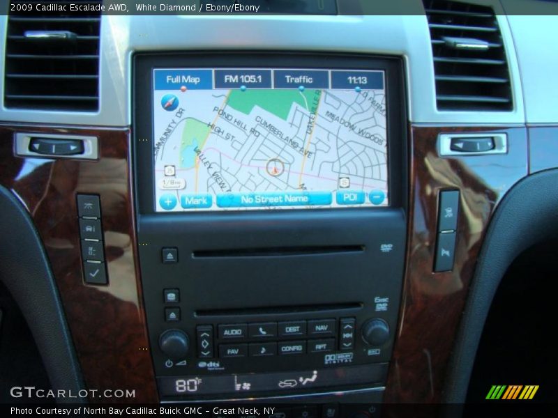 White Diamond / Ebony/Ebony 2009 Cadillac Escalade AWD