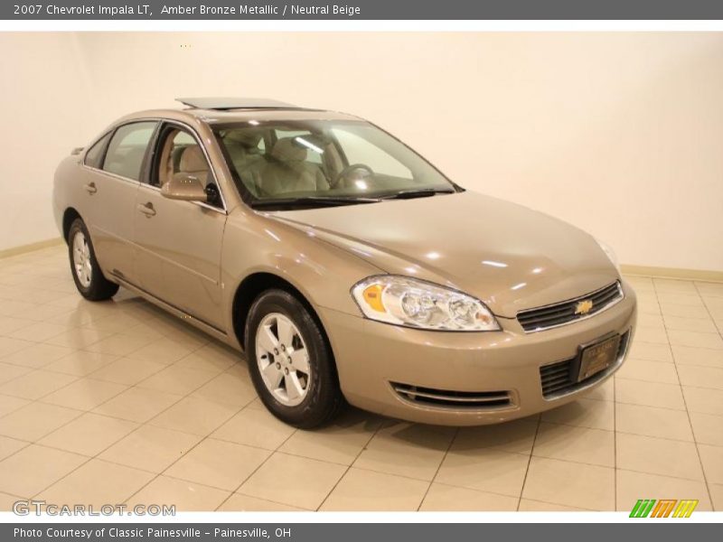 Amber Bronze Metallic / Neutral Beige 2007 Chevrolet Impala LT
