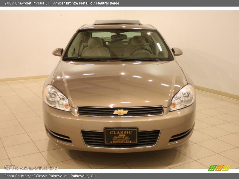 Amber Bronze Metallic / Neutral Beige 2007 Chevrolet Impala LT