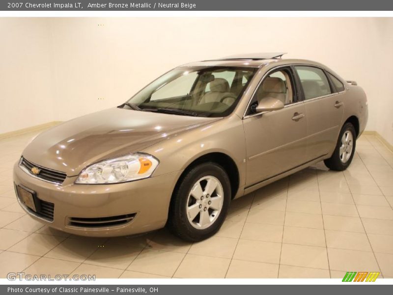 Amber Bronze Metallic / Neutral Beige 2007 Chevrolet Impala LT