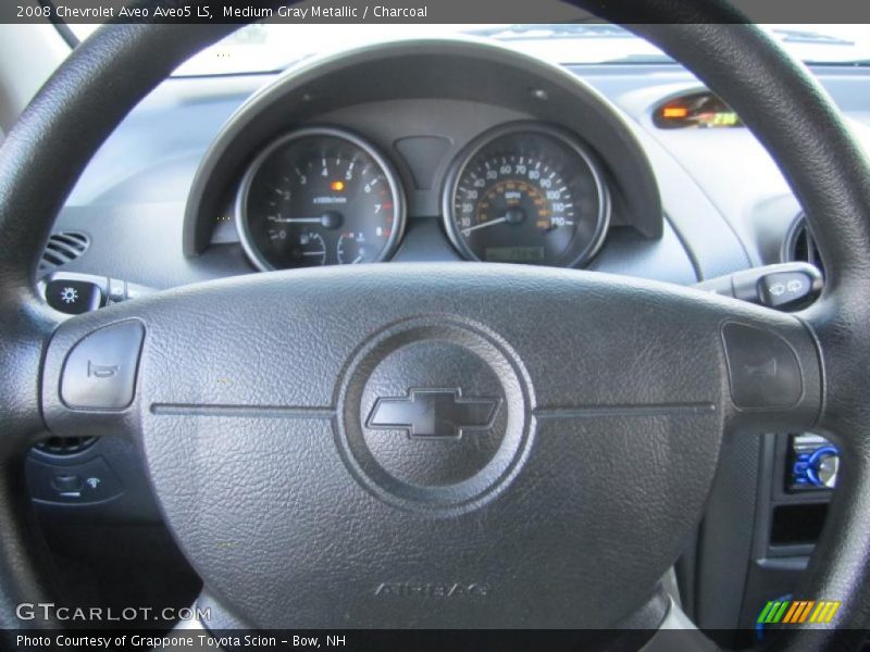 Medium Gray Metallic / Charcoal 2008 Chevrolet Aveo Aveo5 LS