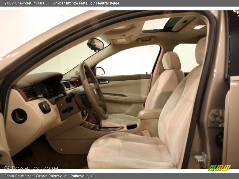 Amber Bronze Metallic / Neutral Beige 2007 Chevrolet Impala LT