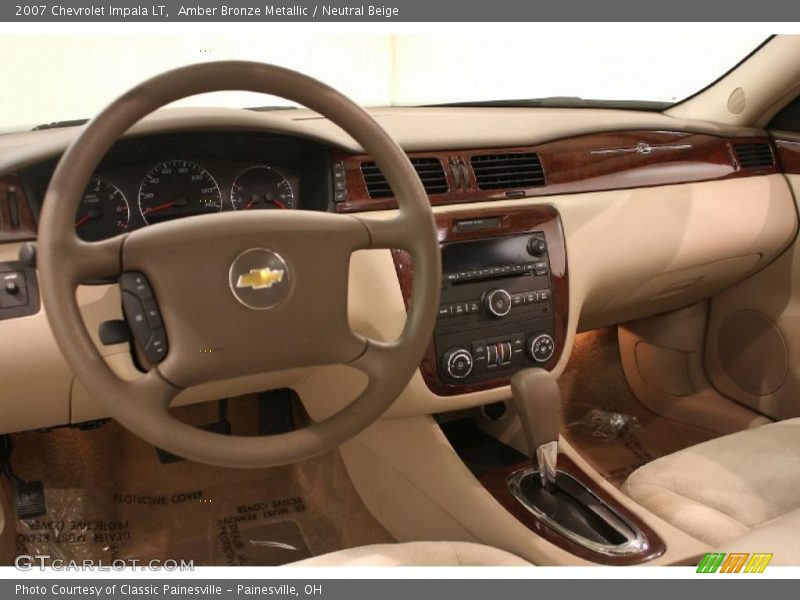 Amber Bronze Metallic / Neutral Beige 2007 Chevrolet Impala LT