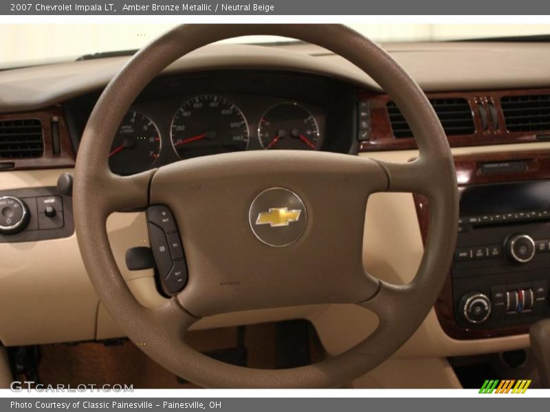 Amber Bronze Metallic / Neutral Beige 2007 Chevrolet Impala LT