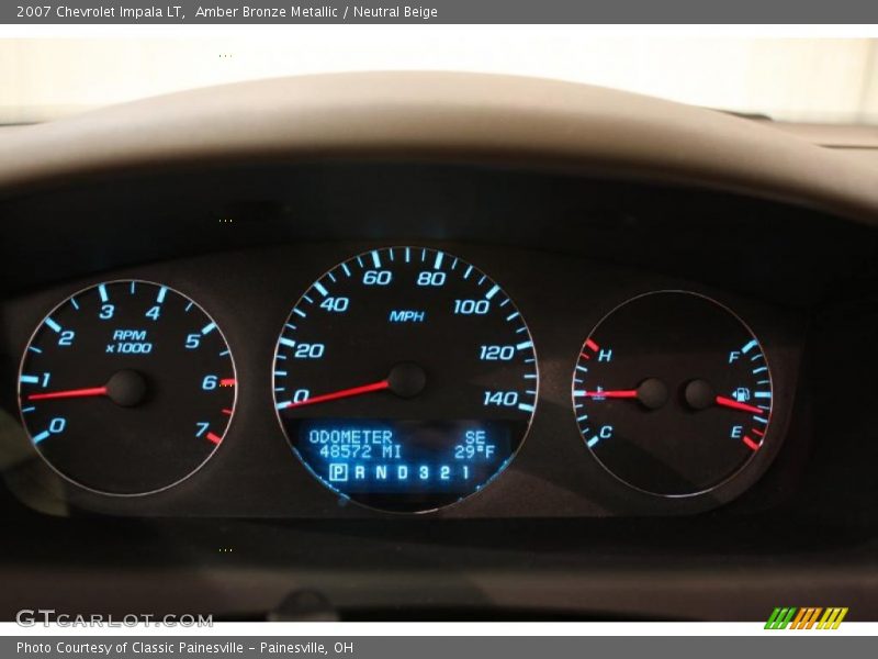 Amber Bronze Metallic / Neutral Beige 2007 Chevrolet Impala LT