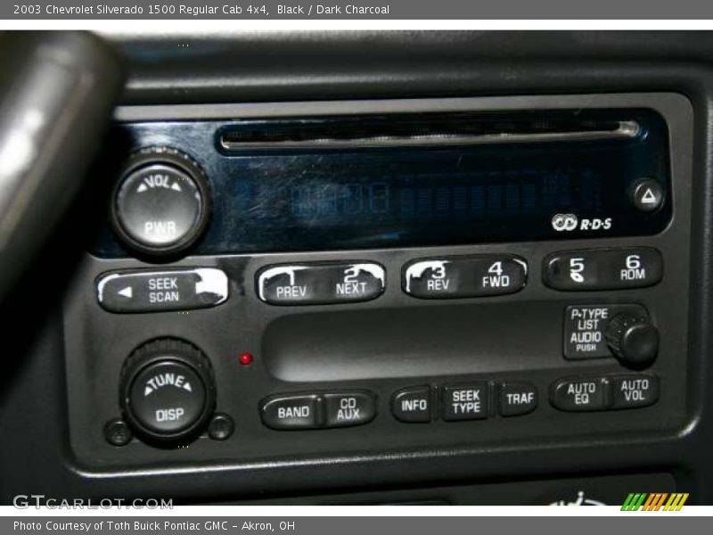 Black / Dark Charcoal 2003 Chevrolet Silverado 1500 Regular Cab 4x4