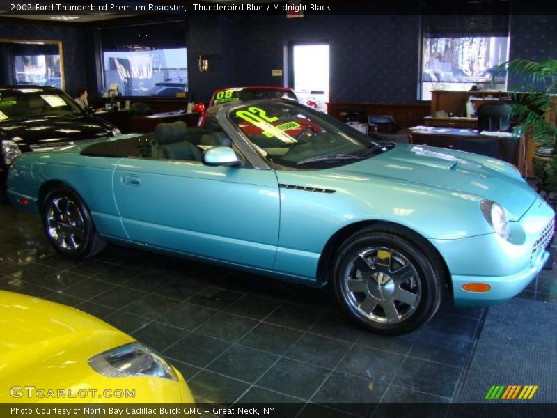 Thunderbird Blue / Midnight Black 2002 Ford Thunderbird Premium Roadster