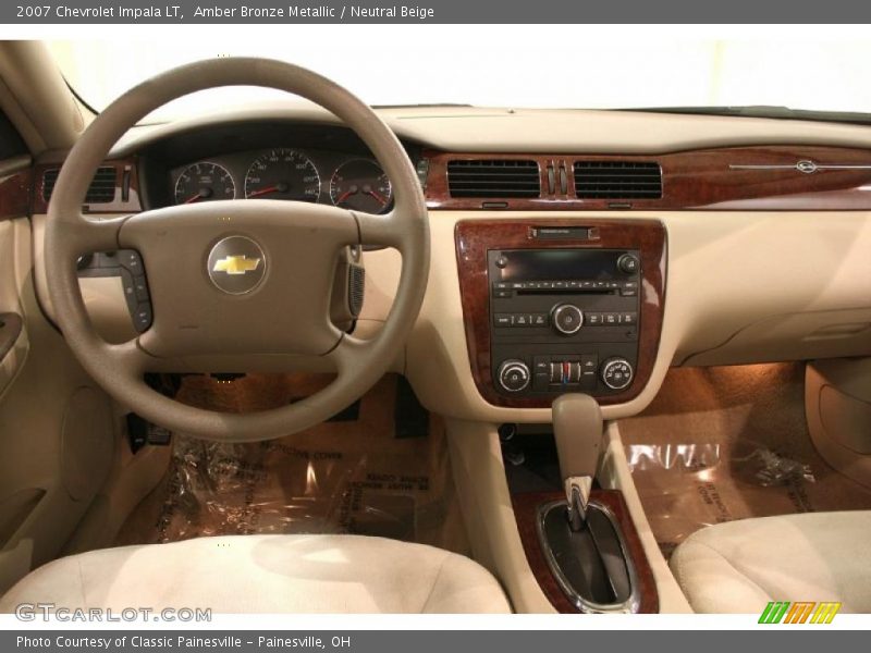 Amber Bronze Metallic / Neutral Beige 2007 Chevrolet Impala LT