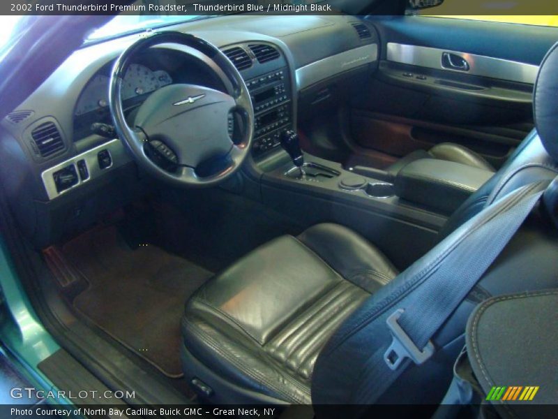 Thunderbird Blue / Midnight Black 2002 Ford Thunderbird Premium Roadster