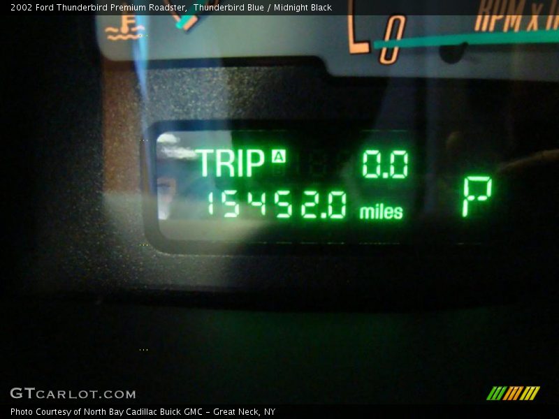 Thunderbird Blue / Midnight Black 2002 Ford Thunderbird Premium Roadster