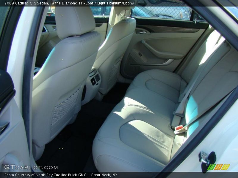 White Diamond Tri-Coat / Light Titanium/Ebony 2009 Cadillac CTS Sedan