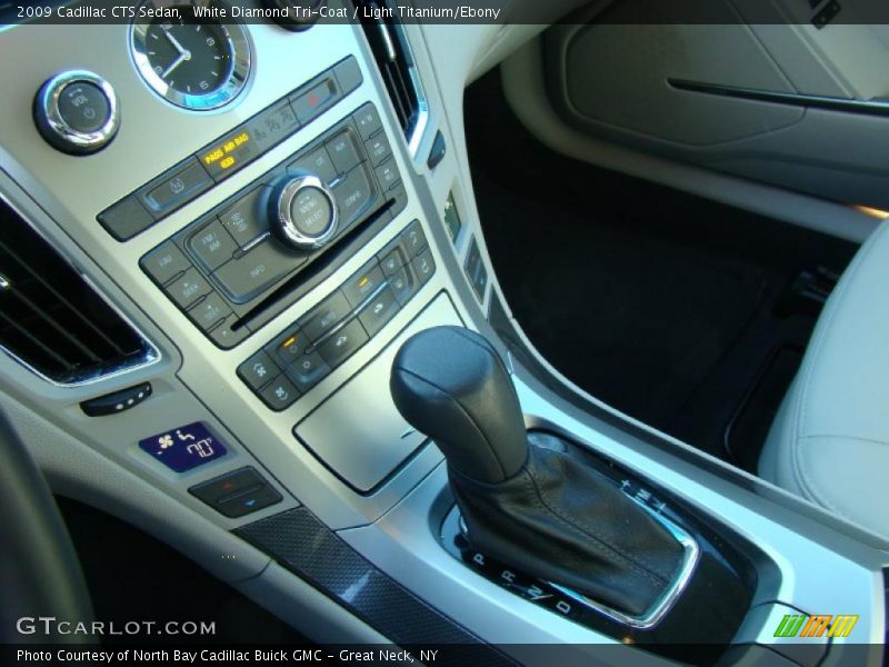 White Diamond Tri-Coat / Light Titanium/Ebony 2009 Cadillac CTS Sedan
