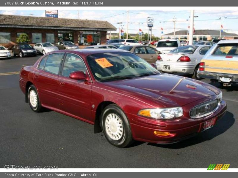 Medium Red Pearl / Taupe 2002 Buick LeSabre Custom