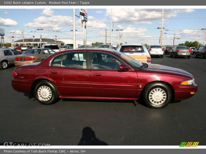 Medium Red Pearl / Taupe 2002 Buick LeSabre Custom