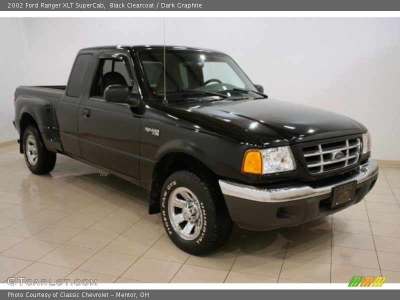Black Clearcoat / Dark Graphite 2002 Ford Ranger XLT SuperCab