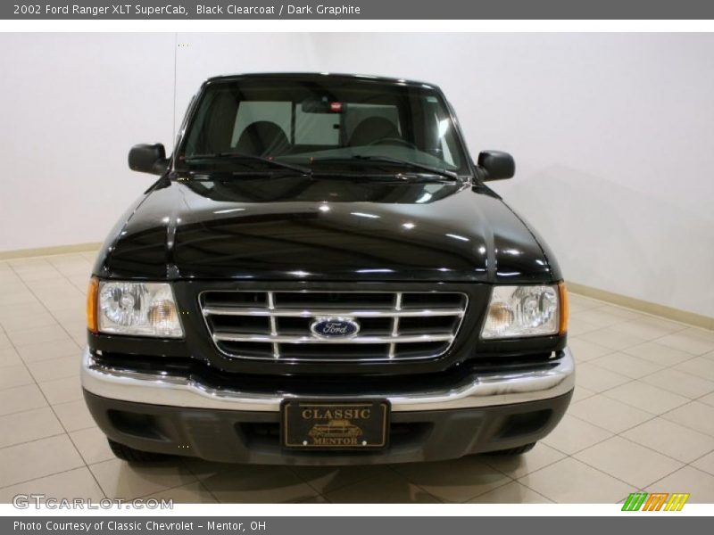 Black Clearcoat / Dark Graphite 2002 Ford Ranger XLT SuperCab