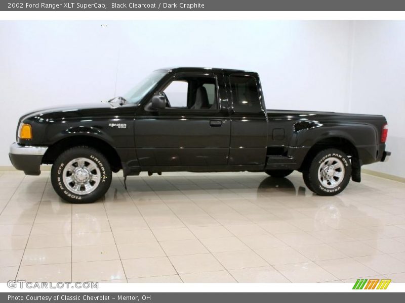 Black Clearcoat / Dark Graphite 2002 Ford Ranger XLT SuperCab