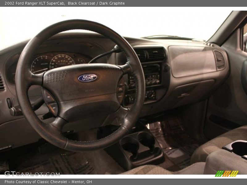 Black Clearcoat / Dark Graphite 2002 Ford Ranger XLT SuperCab