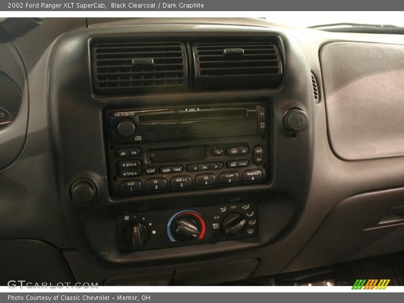 Black Clearcoat / Dark Graphite 2002 Ford Ranger XLT SuperCab