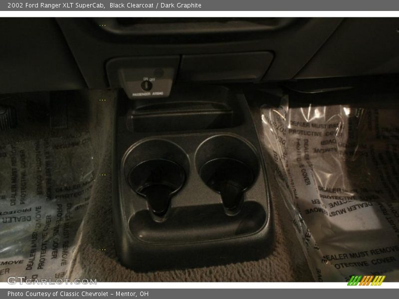Black Clearcoat / Dark Graphite 2002 Ford Ranger XLT SuperCab